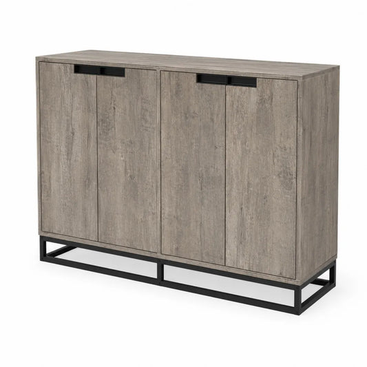 Credenza in Legno MDF con Struttura in Metallo