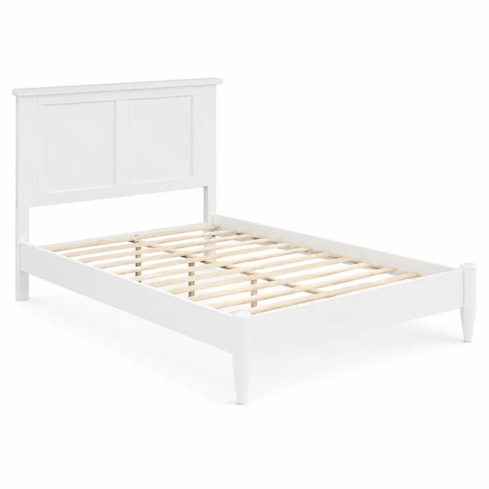 Letto matrimoniale in legno con doghe