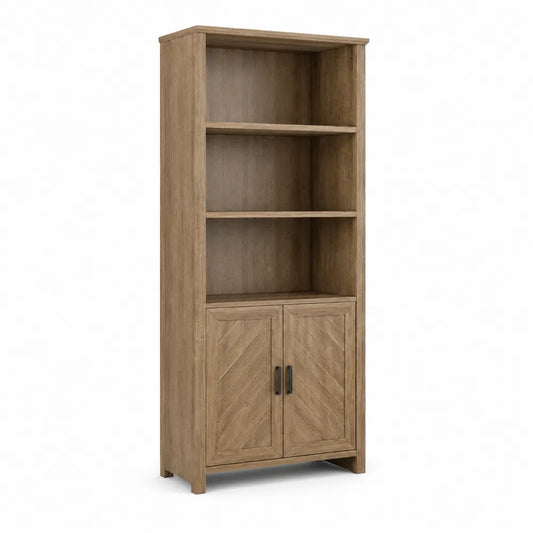 Libreria in Legno con Ripiani e Ante 180x80x40 cm